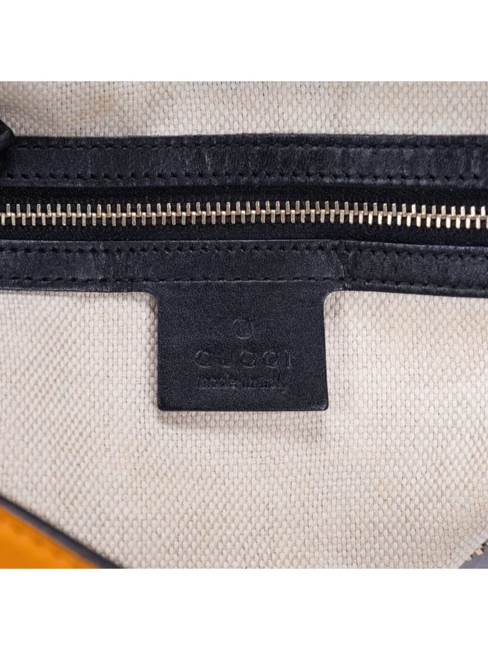 Gucci Zip Hobo Beige Black GG Canvas